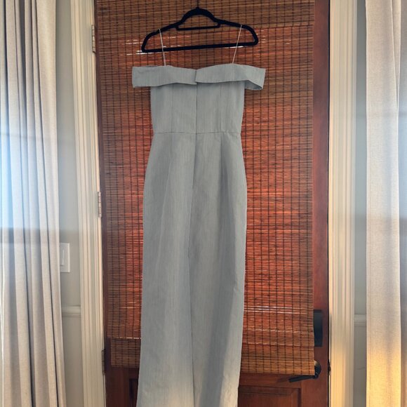 NWT Markarian Sarika Gown Dress, Dusty Blue, Size 4 - Picture 4 of 16